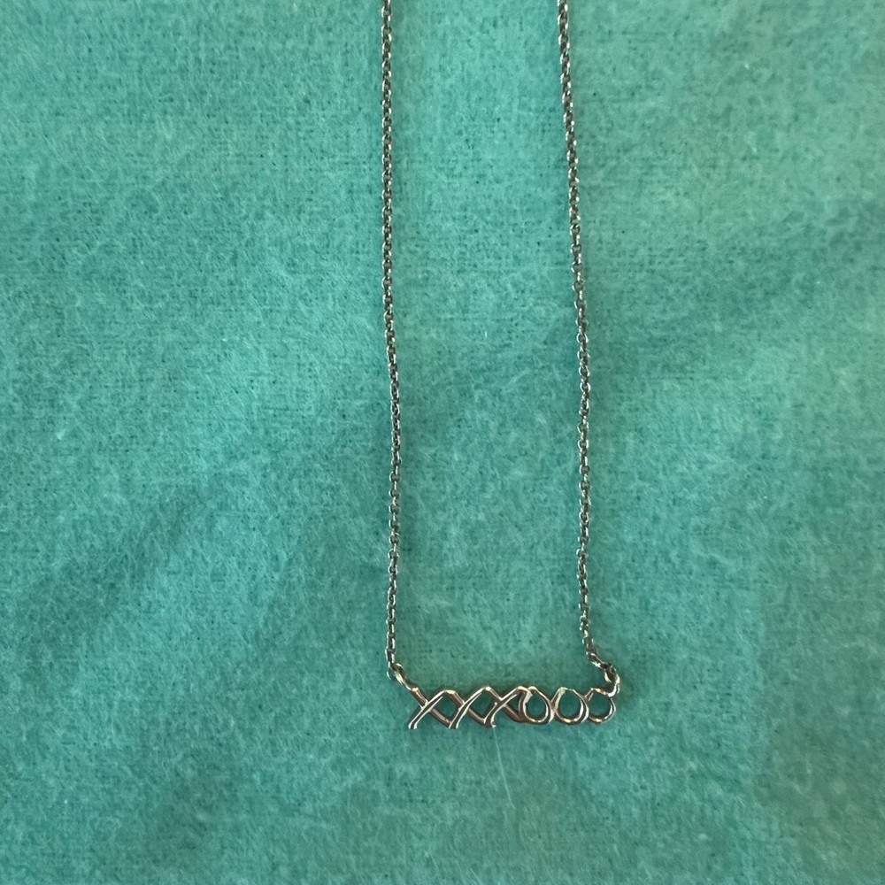 Tiffany & Co XXXOOO sterling silver necklace NWOT